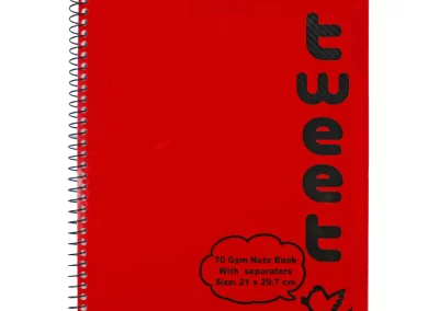 Red Tweet Notebook by Nile Stationeries