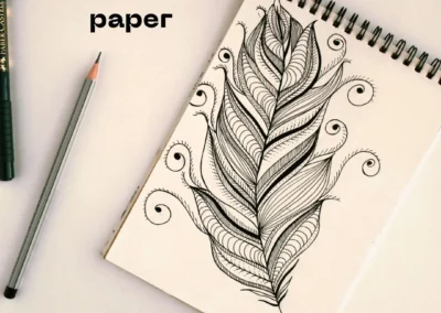 A4 size Sketch Book made by Nile Stationeries