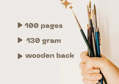 A4 size Sketch Book made by Nile Stationeries