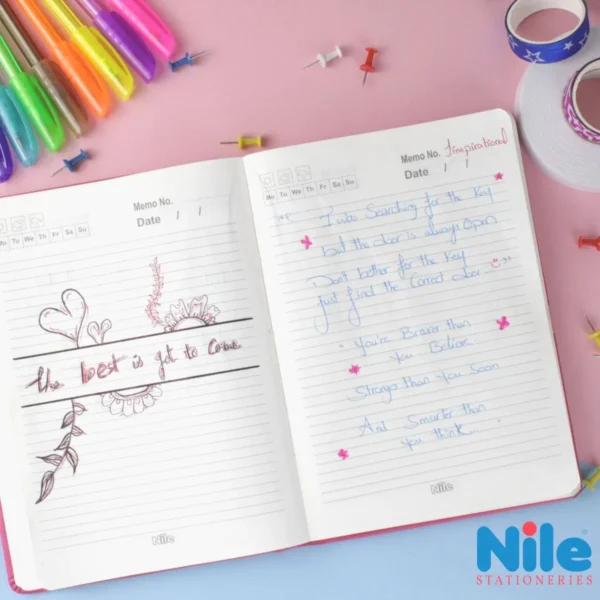 Brief Journal Notebook made by Nile Stationeries
